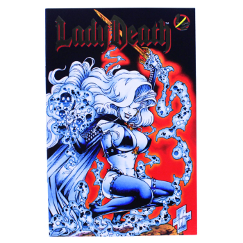 Lady Death Comic 1/2 Gold Logo Edition Chaos 1998 | Hoppla-Stuff